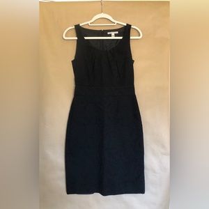 Banana Republic Black Jacquard Cocktail Dress
